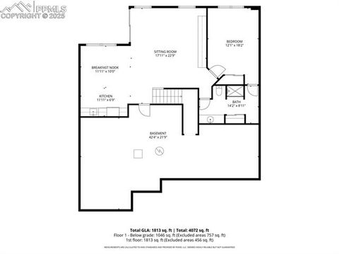 Tiny photo for 4223 Star Vista Court, Colorado Springs, CO 80906 (MLS # 5451826)