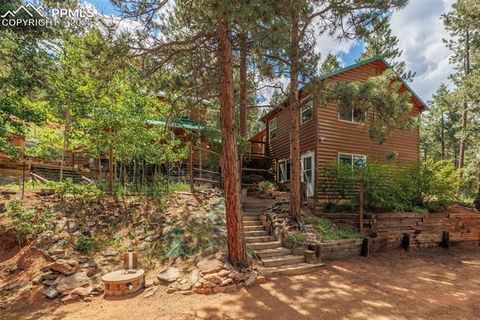 Photo of 185 Summer Haven Drive, Woodland Park, CO 80863 (MLS # 7716409)