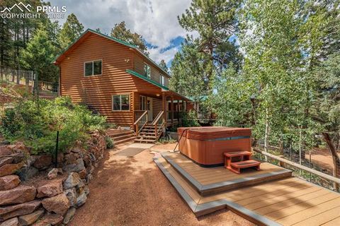 Tiny photo for 185 Summer Haven Drive, Woodland Park, CO 80863 (MLS # 7716409)