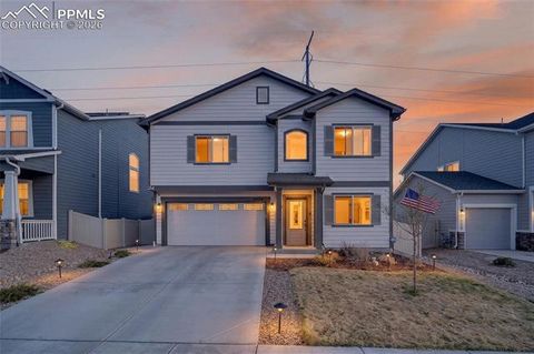 Photo of 8484 Talc Drive, Colorado Springs, CO 80938 (MLS # 3392356)