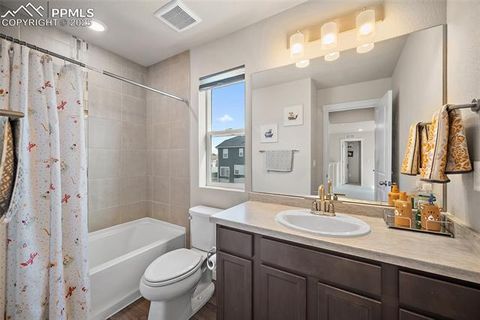 Tiny photo for 8161 Goldenray Place, Colorado Springs, CO 80908 (MLS # 3447231)