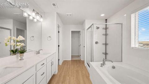 Tiny photo for 5769 Zounds Way, Colorado Springs, CO 80927 (MLS # 8763392)