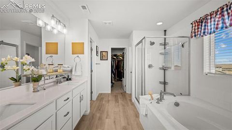 Tiny photo for 5769 Zounds Way, Colorado Springs, CO 80927 (MLS # 8763392)
