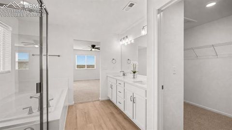 Tiny photo for 5769 Zounds Way, Colorado Springs, CO 80927 (MLS # 8763392)