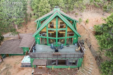 Photo of 145 Valley Lane, Woodland Park, CO 80863 (MLS # 3040018)