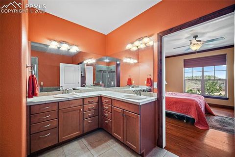 Tiny photo for 5817 Canyon Reserve Heights, Colorado Springs, CO 80919 (MLS # 9200420)