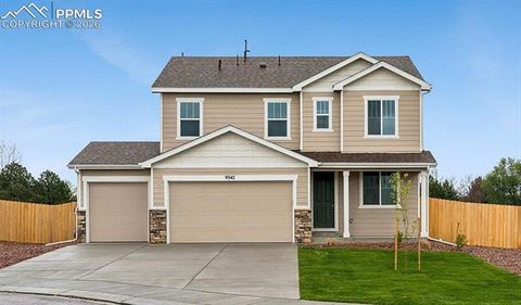 Photo of 9342 Golden Buffs Drive, Colorado Springs, CO 80925 (MLS # 8679358)