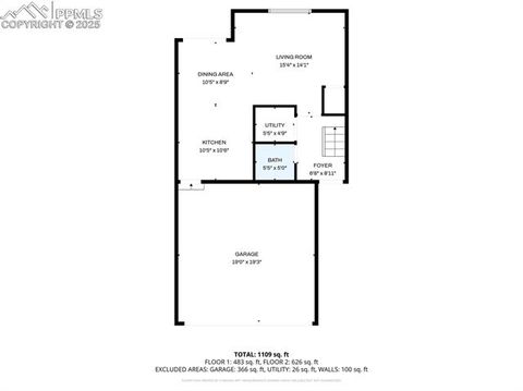 Tiny photo for 4685 Barnes Road, Colorado Springs, CO 80917 (MLS # 9063884)