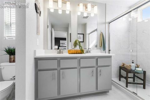 Tiny photo for 9373 Twin Sisters Drive, Colorado Springs, CO 80927 (MLS # 5697115)