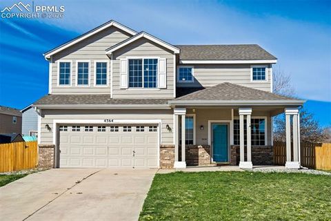 Photo of 4364 Bronco Gulch Court, Colorado Springs, CO 80925 (MLS # 7631067)