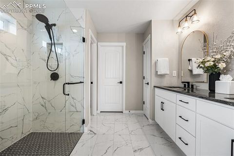 Tiny photo for 9373 Warrick Street, Colorado Springs, CO 80924 (MLS # 1916392)