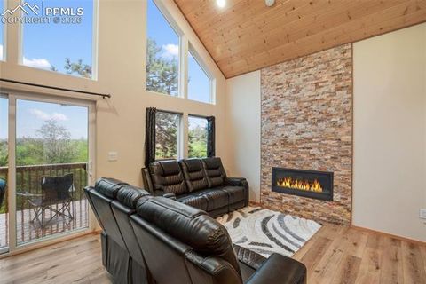 Tiny photo for 80 Potlatch Trail, Woodland Park, CO 80863 (MLS # 7894777)