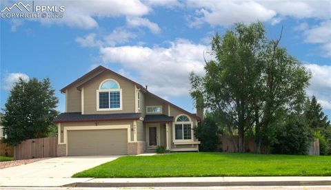 Photo of 6965 Battle Mountain Road, Colorado Springs, CO 80922 (MLS # 3009698)