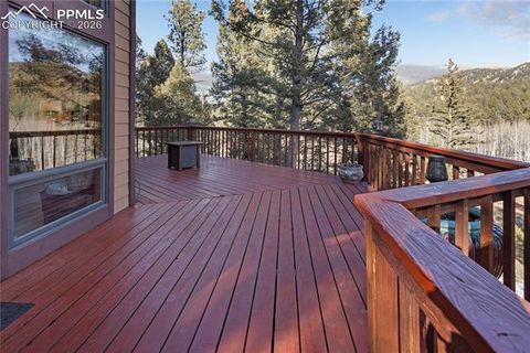 Tiny photo for 3887 Spruce Road, Woodland Park, CO 80863 (MLS # 5992174)