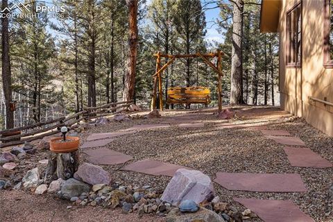 Tiny photo for 3887 Spruce Road, Woodland Park, CO 80863 (MLS # 5992174)