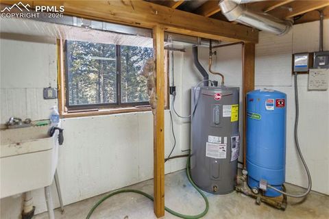 Tiny photo for 3887 Spruce Road, Woodland Park, CO 80863 (MLS # 5992174)