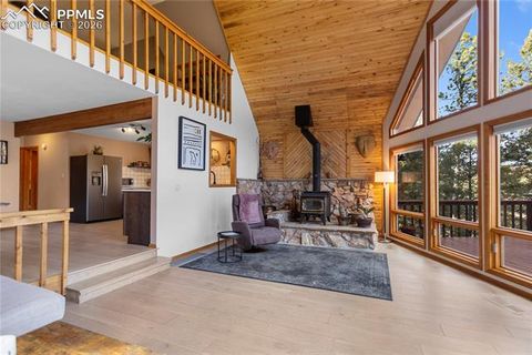 Tiny photo for 3887 Spruce Road, Woodland Park, CO 80863 (MLS # 5992174)