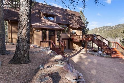 Tiny photo for 3887 Spruce Road, Woodland Park, CO 80863 (MLS # 5992174)