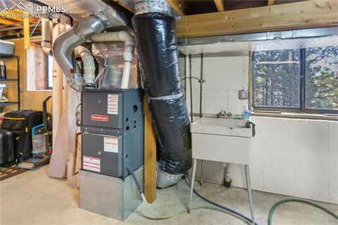 Tiny photo for 3887 Spruce Road, Woodland Park, CO 80863 (MLS # 5992174)