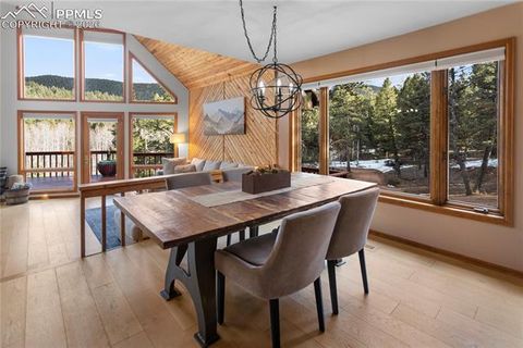 Tiny photo for 3887 Spruce Road, Woodland Park, CO 80863 (MLS # 5992174)