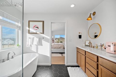 Tiny photo for 6518 Cumbre Vista Way, Colorado Springs, CO 80924 (MLS # 2495281)