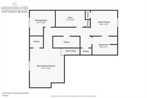 Tiny photo for 885 Marlstone Place, Colorado Springs, CO 80904 (MLS # 1458078)