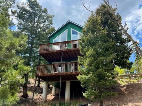 Tiny photo for 501 Wakanda Trail, Woodland Park, CO 80863 (MLS # 9832426)