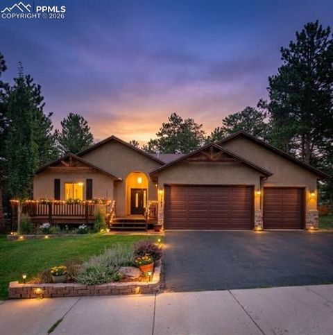 Photo of 1195 Ptarmigan Drive, Woodland Park, CO 80863 (MLS # 6847760)