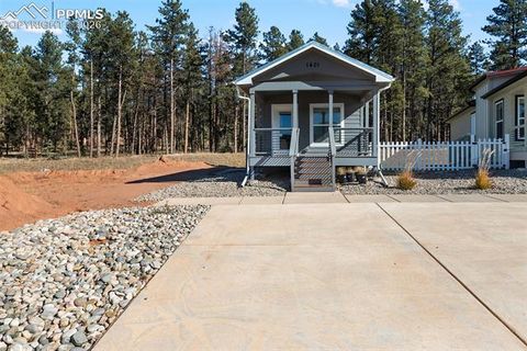 Photo of 1401 Calm Mountain Point, Woodland Park, CO 80863 (MLS # 1584356)