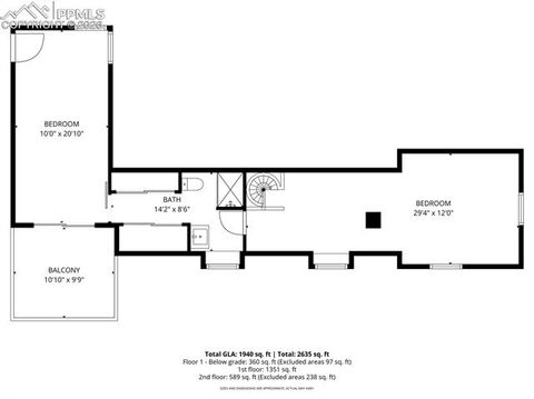Tiny photo for 402 E Uintah Street, Colorado Springs, CO 80903 (MLS # 1228790)