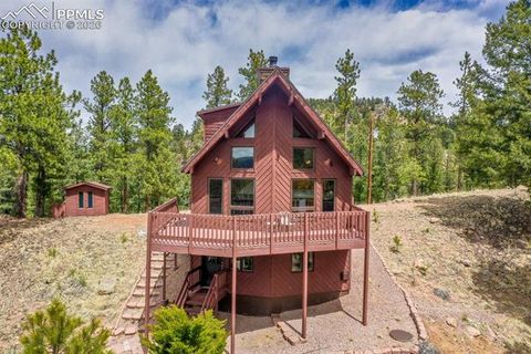 Tiny photo for 2061 Spruce Road, Woodland Park, CO 80863 (MLS # 9197342)