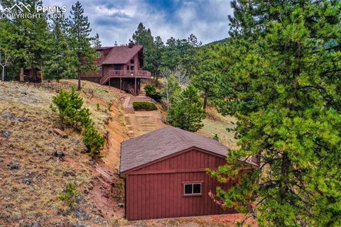 Tiny photo for 2061 Spruce Road, Woodland Park, CO 80863 (MLS # 9197342)