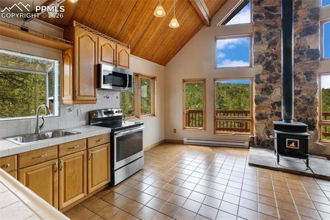 Tiny photo for 2061 Spruce Road, Woodland Park, CO 80863 (MLS # 9197342)