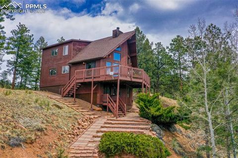 Photo of 2061 Spruce Road, Woodland Park, CO 80863 (MLS # 9197342)