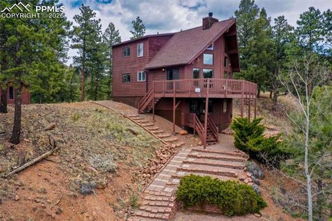Photo of 2061 Spruce Road, Woodland Park, CO 80863 (MLS # 9197342)