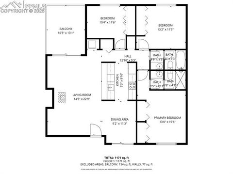 Tiny photo for 935 Saturn Drive #101, Colorado Springs, CO 80905 (MLS # 1845098)