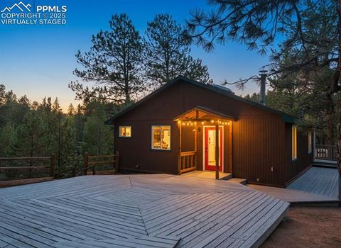 Photo of 117 Rabbil Creek Trail, Florissant, CO 80816 (MLS # 9537176)