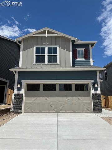 8651 Blue Feather Loop