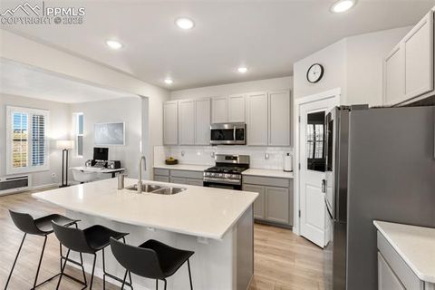 Tiny photo for 7750 Sun Shimmer View, Colorado Springs, CO 80908 (MLS # 7018468)