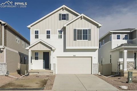 Photo of 7872 Turkey Flat Lane, Colorado Springs, CO 80925 (MLS # 5309263)