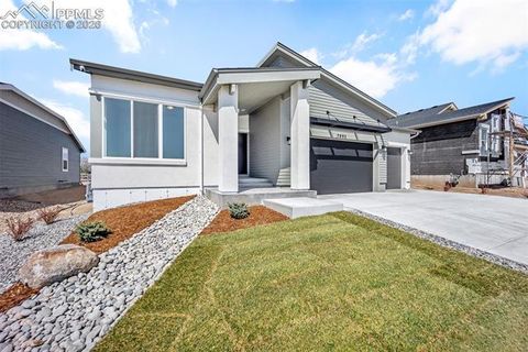 Photo of 7892 Desert Wrangler Drive, Colorado Springs, CO 80908 (MLS # 6618646)