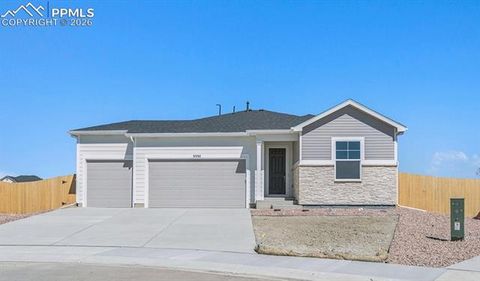 Photo of 9330 Golden Buffs Drive, Colorado Springs, CO 80925 (MLS # 2404339)