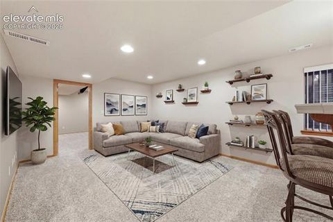 Tiny photo for 6895 Quicksilver Drive, Colorado Springs, CO 80922 (MLS # 2873341)