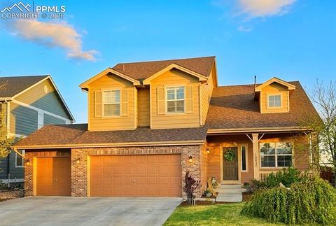 Photo of 10437 Mount Evans Drive, Peyton, CO 80831 (MLS # 5571366)