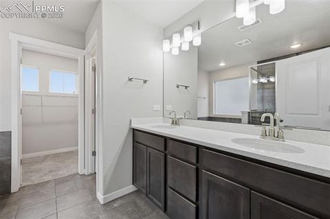 Tiny photo for 5162 Roundhouse Drive, Colorado Springs, CO 80925 (MLS # 8203577)