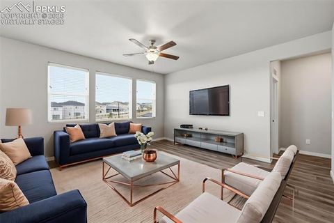 Tiny photo for 5162 Roundhouse Drive, Colorado Springs, CO 80925 (MLS # 8203577)