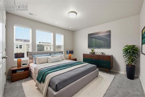 Tiny photo for 5162 Roundhouse Drive, Colorado Springs, CO 80925 (MLS # 8203577)