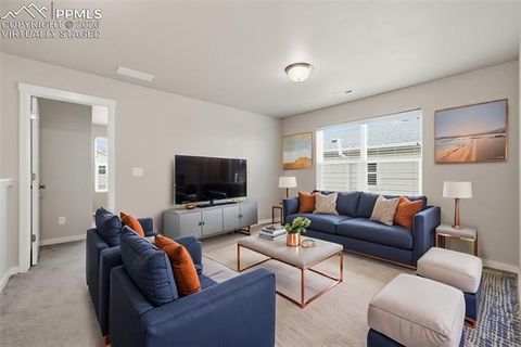 Tiny photo for 5162 Roundhouse Drive, Colorado Springs, CO 80925 (MLS # 8203577)