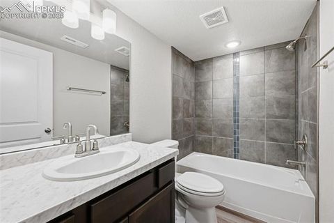 Tiny photo for 5162 Roundhouse Drive, Colorado Springs, CO 80925 (MLS # 8203577)