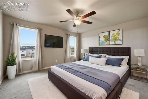 Tiny photo for 5162 Roundhouse Drive, Colorado Springs, CO 80925 (MLS # 8203577)